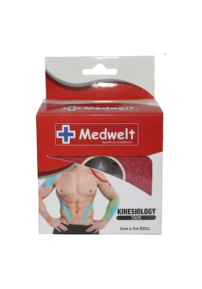 Medwelt Kinesio  Bandı Kinesio Tape Kırmızı