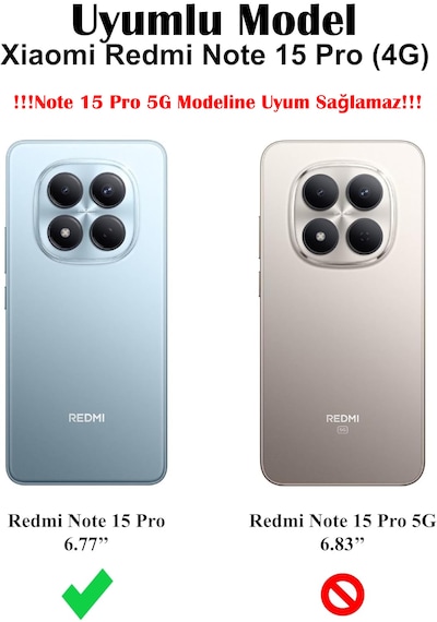 Xiaomi Redmi Note 15 Pro 4g Kılıf Kamera Çıkıntılı Mat Magsafe Wireless Şarj Destekli Renkli Yumuşak Kenarlı Hassas Butonlu Kapak Siyah
