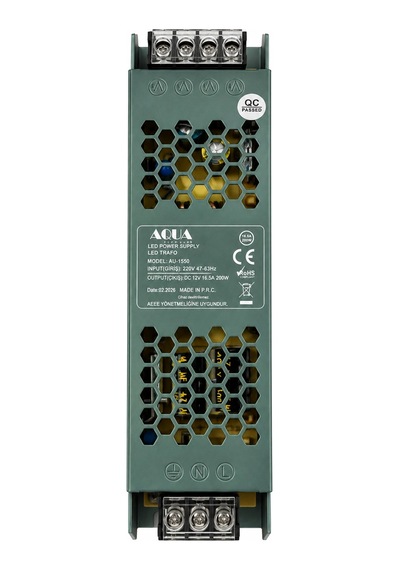 1 Adet Edson Aqua Au 1550 Süper Slim 16,5a Led Trafosu 12v 200w