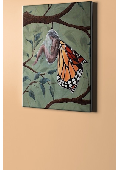 Webstyle Sayılarla Boyama Seti Kasnaklı Kelebeğin Uykusu 50 X 65 Cm