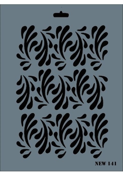 Rich New Seri N-141 Stencil 35X25 Cm