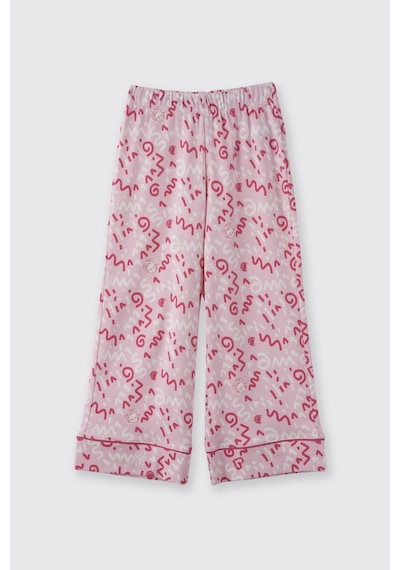 Panço Kız Çocuk Pijama Takım Pembe