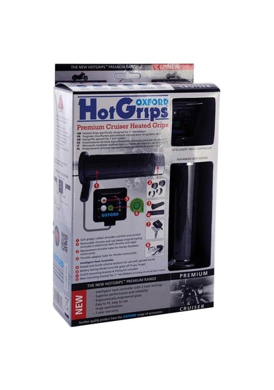 Oxford Motosiklet Hotgrips Premium Cruiser V8 Anahtarli Elcik Isitma El800 1 Adet