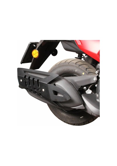 GP Kompozit Yamaha RayZR 2024 Uyumlu Egzoz Koruma Kapağı Siyah