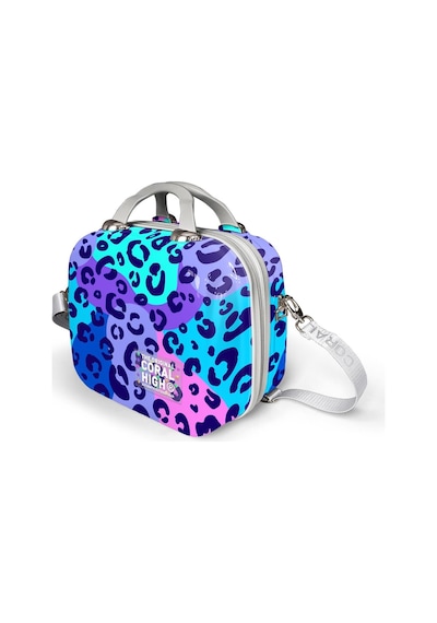 Coral High Leopar Desenli Omuz Askılı Pc Makyaj Çantası 16898