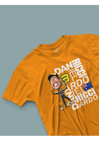 Fnbx Daniel Ricciardo Style T-shirt Turuncu