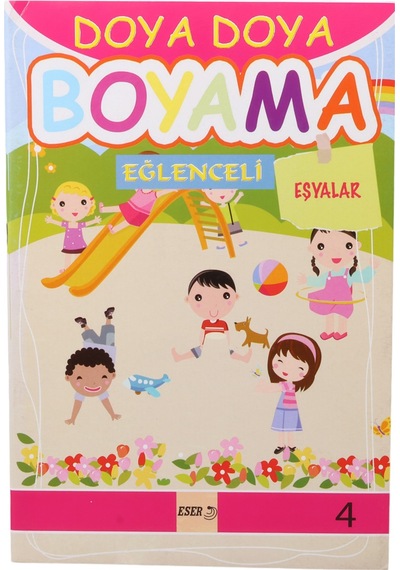 Eğitici Çocuk Boyama Kitapları 4'lü Set