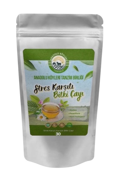 3 Paket Anadolu Köyleri Tanzim Birliği Relax Çay Melisa Passiflora Ve Hint Fesleğeni 3x30 Adet