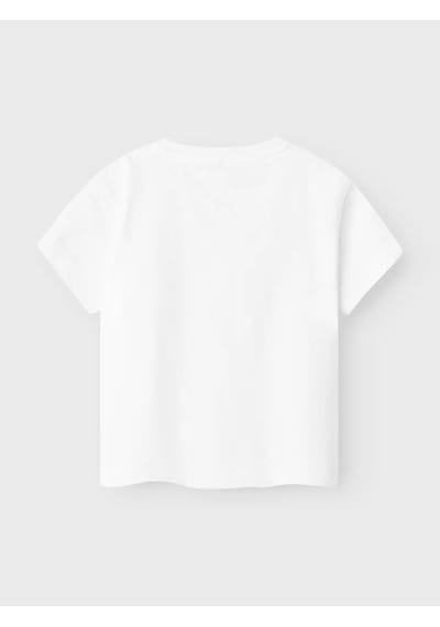 Name It Nmmzekla Nreg Ss Top Unisex Çocuk T-shirt 13241036 Beyaz