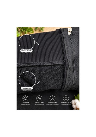 Uğur Bebe 3 İplik Şardonsuz Siyah Kapüşonlu Fermuarlı Hırka Cepli, Ayarlanabilir Bağcıklı, Okul Ve Günlük Kullanım Çocuk Sweatshirt Siyah Siyah Uğur Bebe 3 İplik Şardonsuz Siyah Kapüşonlu Fermuarlı Hırka Cepli, Ayarlanabilir Bağcıklı, Okul Ve Günlük Kullanım Çocuk Sweatshirt Siyah Siyah