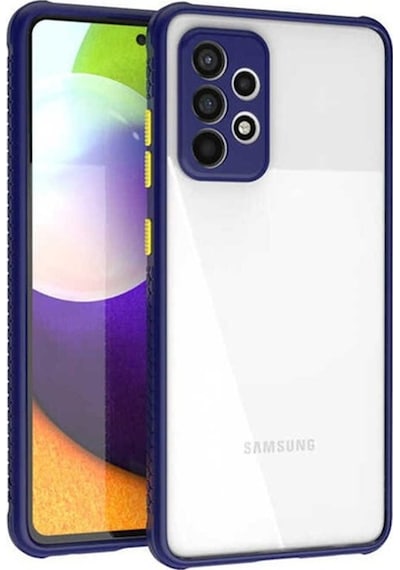 Galaxy Uyumlu A52 Kılıf Zore Kaff Kapak Lacivert