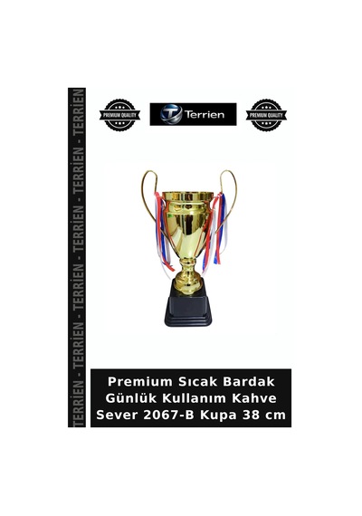 Premium Sıcak Bardak Günlük Kullanım Kahve Sever 2067-b Kupa 38 Cm Diğer