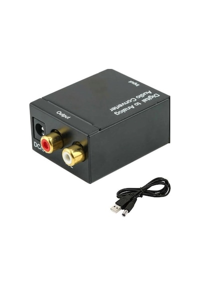 Lunatic 5545 Dijital To Analog Optik Tos Ses Çevirici Dönüştürücü Adaptör