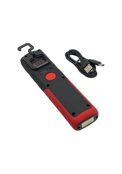 El Feneri-çalışma Lambası Ledli 3 Fonksiyonlu Usb Şarjlı Mıknatıslı-askılı-ayaklı 170 40 Mm