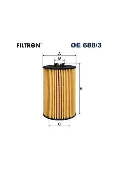 Audi A4 B8 Yag Filtresi 2.0 Tdi 2008-2015 Fıltron Oe6883