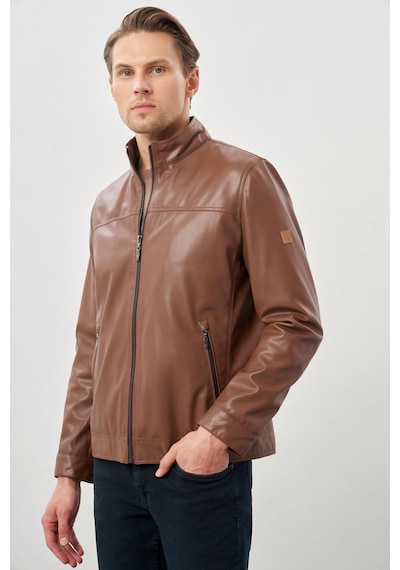 İmza Koyu Kahverengi Suni Deri Hakim Yaka Düz Yırtmaçsız Tam Astar Slim Fit Casual Deri Mont 1038245151 Koyu Kahverengi İmza Koyu Kahverengi Suni Deri Hakim Yaka Düz Yırtmaçsız Tam Astar Slim Fit Casual Deri Mont 1038245151 Koyu Kahverengi