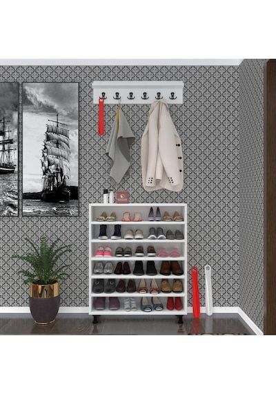 Kenzlife Ayakkabılık Galoş6 Crdbyz 53 080 32 Kapaklı 6 Raflı 24 Çift Ayakkabı Kapasitesi Ahşap Kenzlife Ayakkabılık Galoş6 Crdbyz 53 080 32 Kapaklı 6 Raflı 24 Çift Ayakkabı Kapasitesi Ahşap
