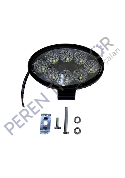 Ll0024 Oval 8 Li Led Lamba 12-24v / Bütün Traktörlere Uyumlu