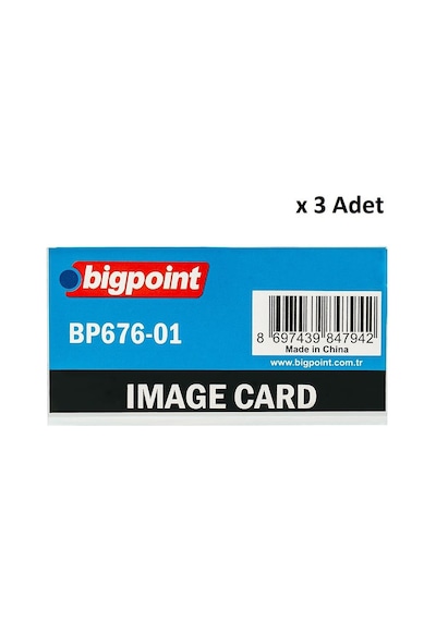 Bigpoint Akrilik İsimlik Dikdörtgen Şeffaf X 3 Adet Diğer