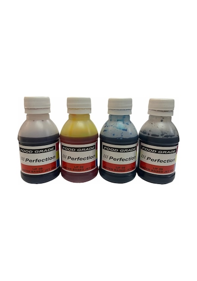 Hp Tanklı Yazıcı Uyumlu 100 ML 4 Lü Takım Gıda Mürekkebi