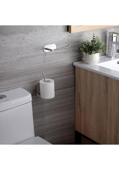 Zift Unique Paslanmaz Çelik Tuvalet Kağıdı Askısı - Wc Kağıdı Askılığı, Tuvalet Kağıtlık - Yapışkanlı Diğer