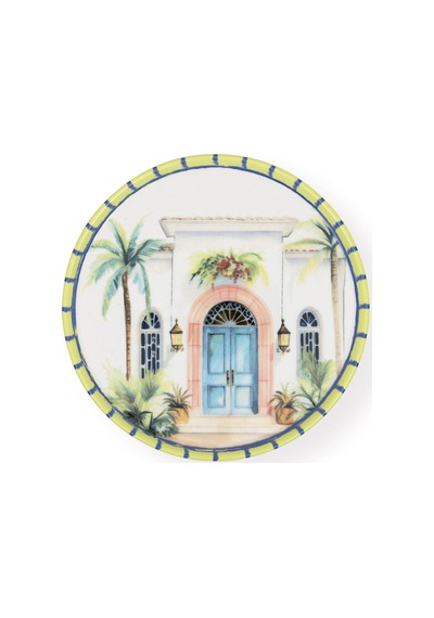 The Mia Palma Pasta Tabağı 6lı Set 19 Cm Çok Renkli