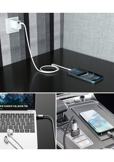 Usb A To Type C Dönüştürücü Adaptör Yeni Nesil Şarj Kablo Çevirici Siyah 2 Adet Siyah