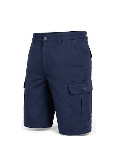 Serseri Jeans Erkek Likralı Kargo Şort Rahat Kalıp Çok Cepli Premium Günlük Casual Yazlık Şort İndigo