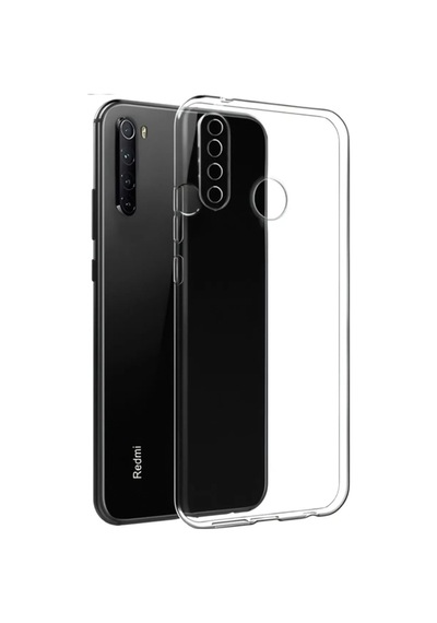 Xiaomi Redmi Note 8 Uyumlu Şeffaf Kılıf Ultra Koruma Hassas İnce Tasarım -kamera Korumalı-tam Koruma Beyaz