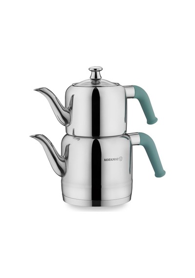 Korkmaz A189-03 Riva Turkuaz Çaydanlık Takımı 1.9 Lt