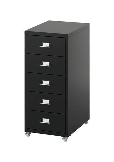 Ikea Helmer Keson, Siyah, 28x65 Cm
