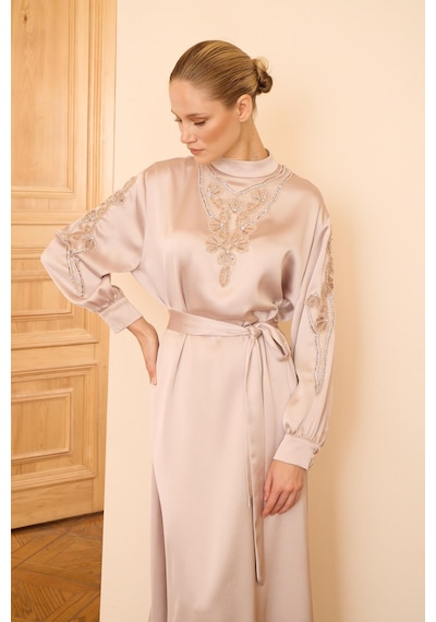 Senna Catherıne Dress Bej BEJ