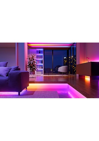 Matter Essentials Hd Işık Şeridi, 5m Adreslenebilir Rgbıc Led Şerit Akıllı, Wi-fi Ve Bluetooth Üzerinden Matt Çok Renkli