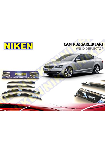Skoda Octavia Kromlu Cam Rüzgarlığı Niken 2015-2016-2017-2018