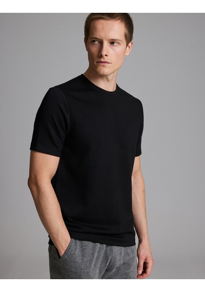 Pierre Cardin Siyah Regular Fit Basic Tişört 50335881-vr046