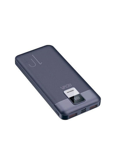 Rova Pws601 Power Bank Hızlı Şarj Göstergeli Pd 10.000 Mah 22.5w Destekli Kvk Garantili Siyah