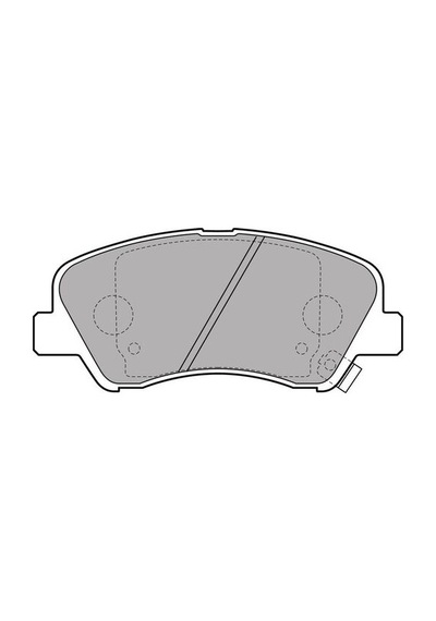 Delphi Lp2497 Ön Fren Balatası Accent Blue 2011-kia Rio 2011- 581011ra05