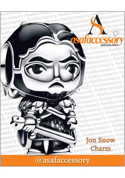 Game Of Thrones Jon Snow Charm Çok Renkli