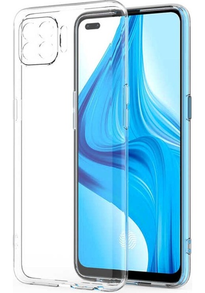 Oppo Reno 4 Lite Kılıf Zore Kamera Korumalı Süper Silikon Kılıf Renksiz