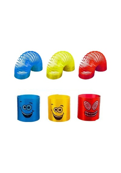 Stres Yayı Oyuncak Gülenyüz Stres Yayı - 6 Cm Çapında - 3 Adet