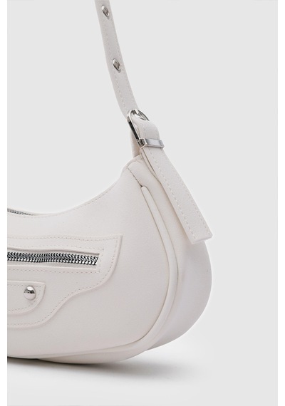 Shule Bags Sandy 90's Retro Baget Çanta Vanilla