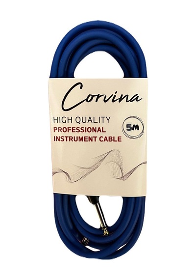 Corvina 5 Metre Mavi Jak Enstrüman Kablosu