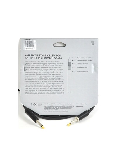 Planet Waves Pw-Amsk-10 American Stage Kill Switch 3 Metre Enstrü