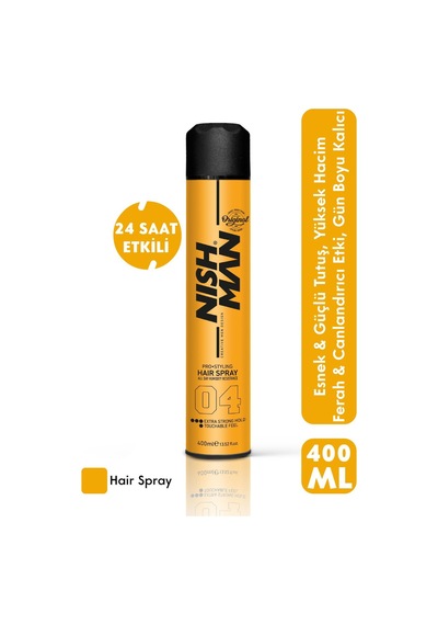 04 Ekstra Tutuş Saç Şekillendirici Sprey - 400 Ml