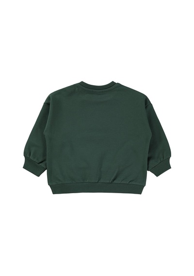 Civil Baby Teddy Bear Baskılı 6-18 Ay Sweatshirt - Yeşil A.Yeşil