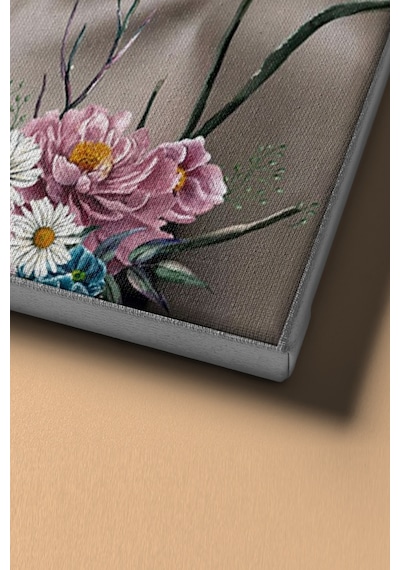 Webstyle Sayılarla Boyama Seti Kasnaklı Çiçek Saçlı Kadın 7 40 X 50 Cm