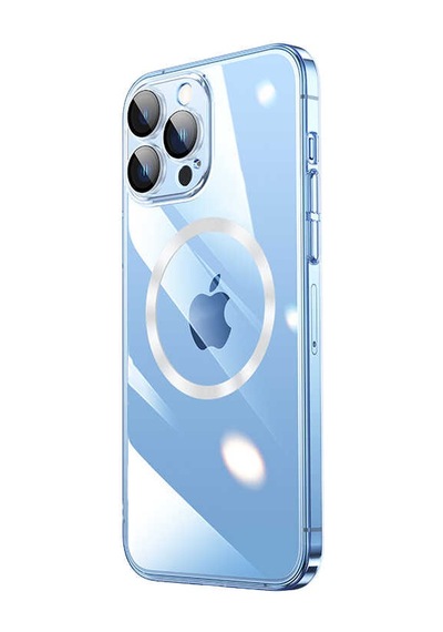 Apple Uyumlu iPhone 14 Pro  Wireless Şarj Özellikli Sert Pc Rntc Riksos Magsafe Kılıf-renksiz Renksiz