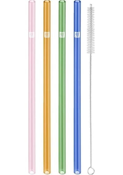 Zwilling Sorrento Renkli Cam Pipet - Düz 4'lü