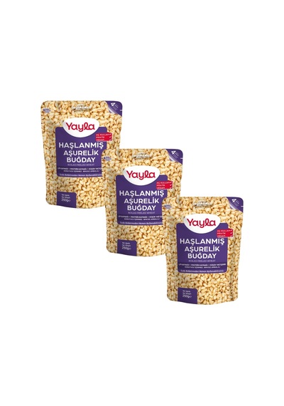 Yayla Haşlanmış Aşurelik Buğday 250 Gr X 3 Adet