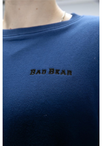 Bad Bear Inner Baskılı Parlament Mavisi Crewneck Erkek Sweatshirt Parlement Mavisi